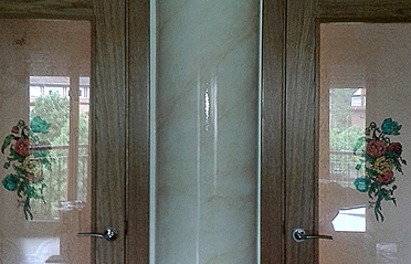 Columna imitación marmol